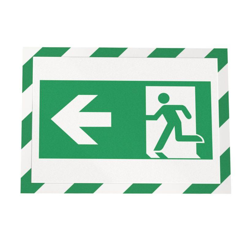 Image de  Sachet de 2 cadres d''affichage A4 vert/blanc 
