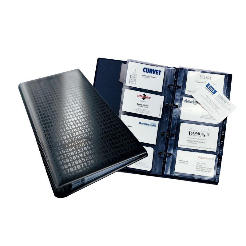 Image de  Reliure 4 anneaux VISIFIX CENTIUM pour 200 cartes de visite 