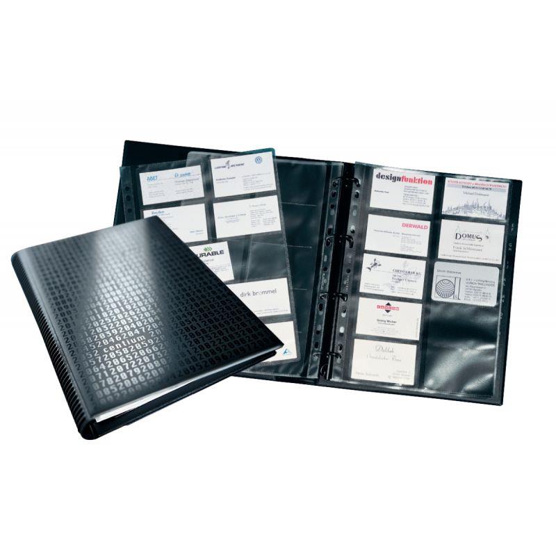 Image de  Reliure 4 anneaux VISIFIX CENTIUM pour 400 cartes de visite 
