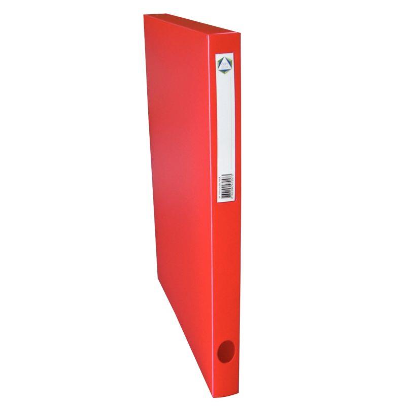 Image de  Boite de classement en polypropylène dos 2,5 cm, rouge 