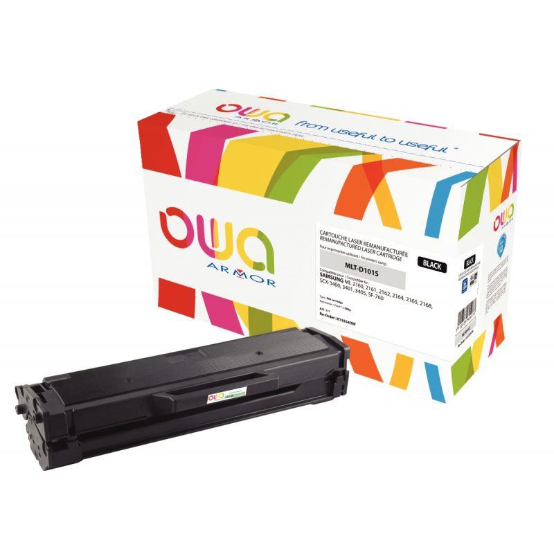 Image de  OWA toner laser noir remanufacturé compatible Samsung (MLT-D101S / ELS) 