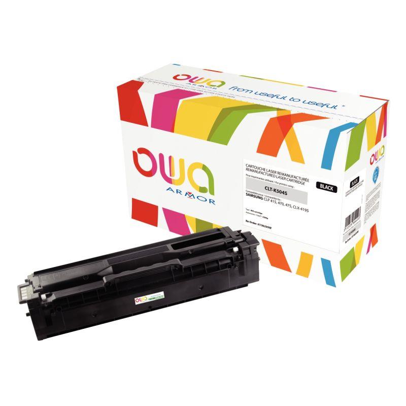 Image de  OWA toner laser noir remanufacturé compatible Samsung (CLT-K504S / ELS) 