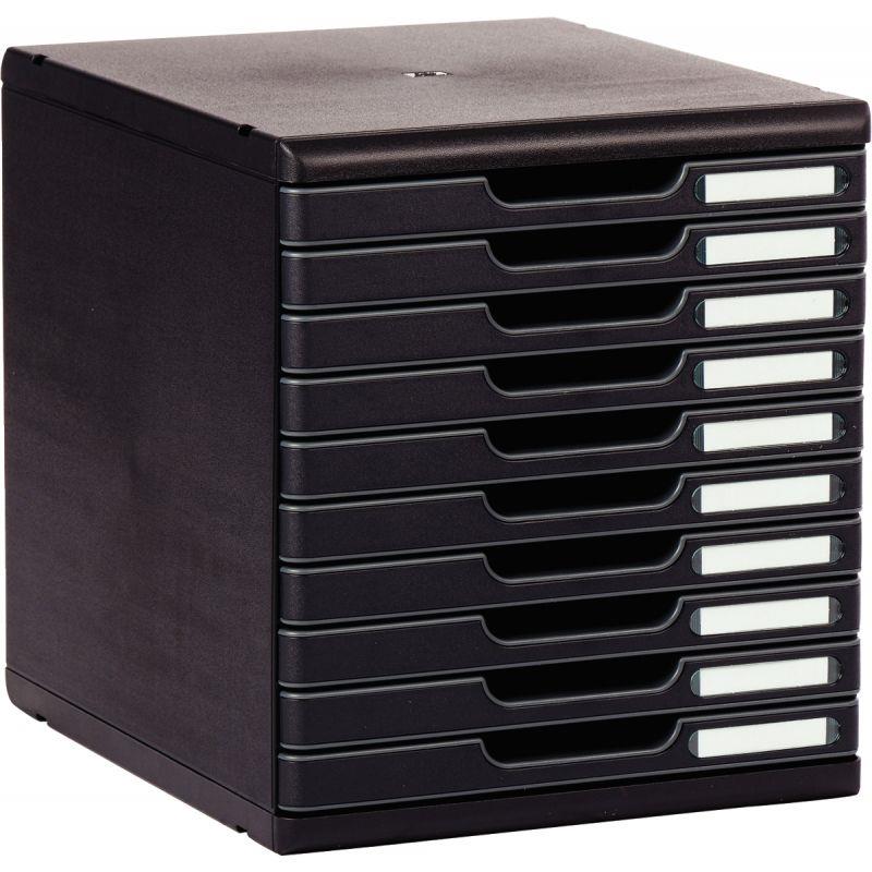 Image de  Module 10 tiroirs MODULO noir 
