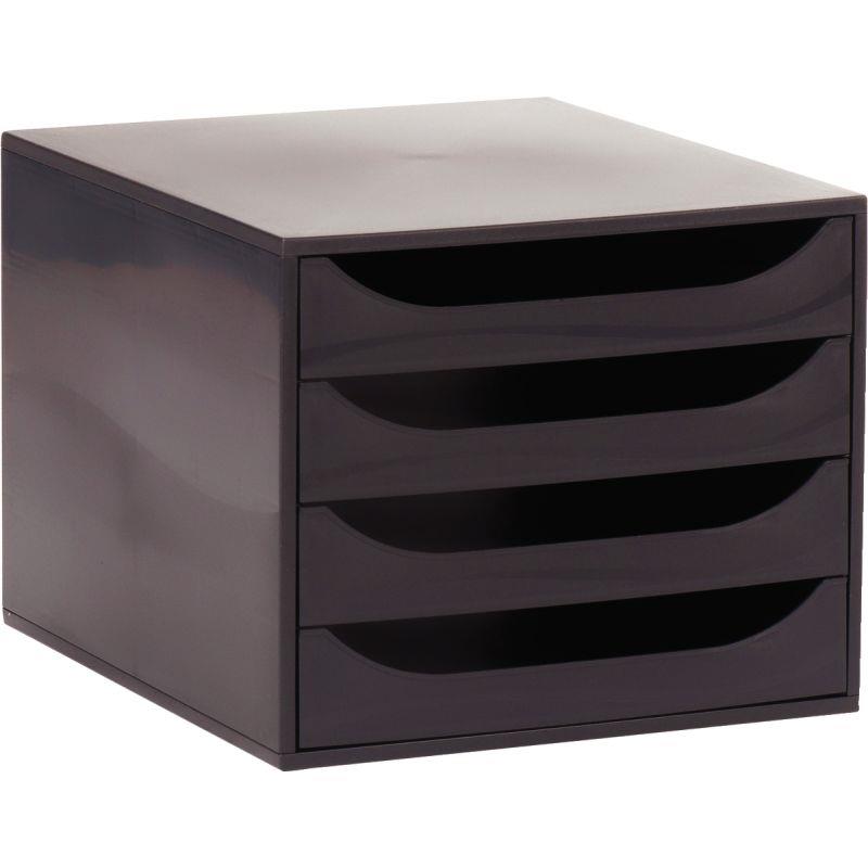 Image de  Module 4 tiroirs ECOBOX noir/noir 