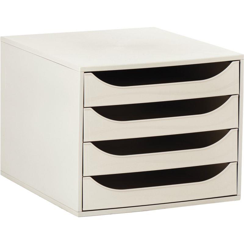 Image de  Module 4 tiroirs ECOBOX gris/gris 