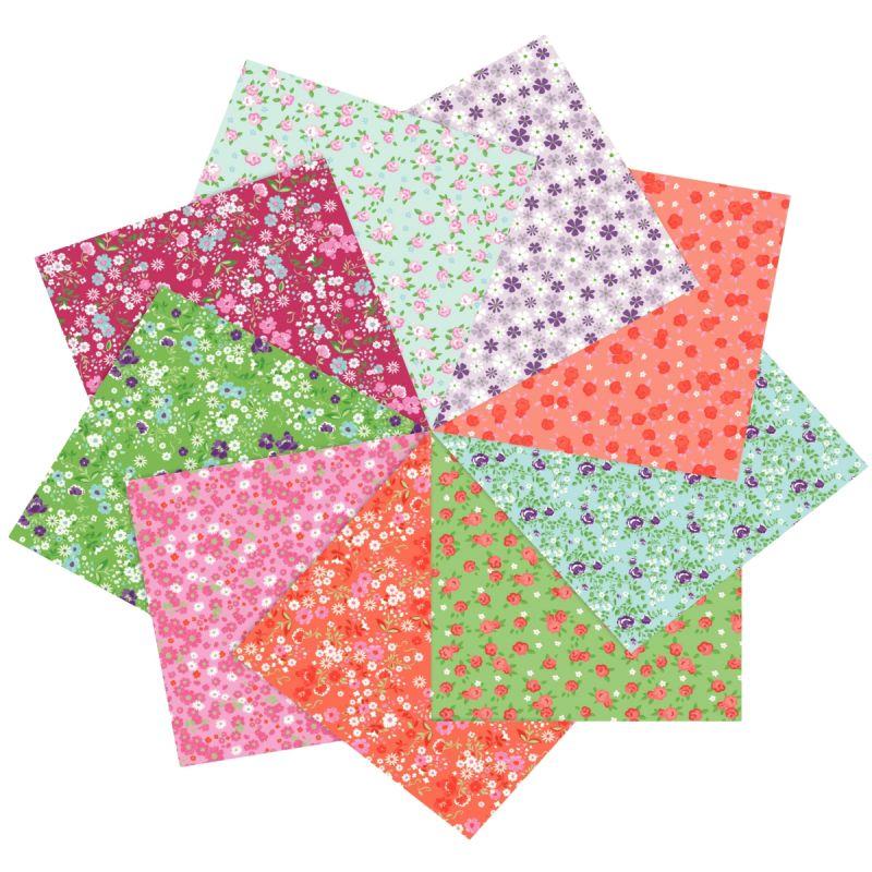 Image de  Pochette de 60 feuilles Origami Liberty format  20 x 20 cm 