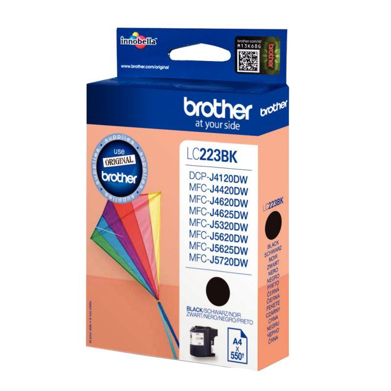 Image de  Brother CERF-VOLANT cartouche jet d''encre noire authentique (LC223BK) 