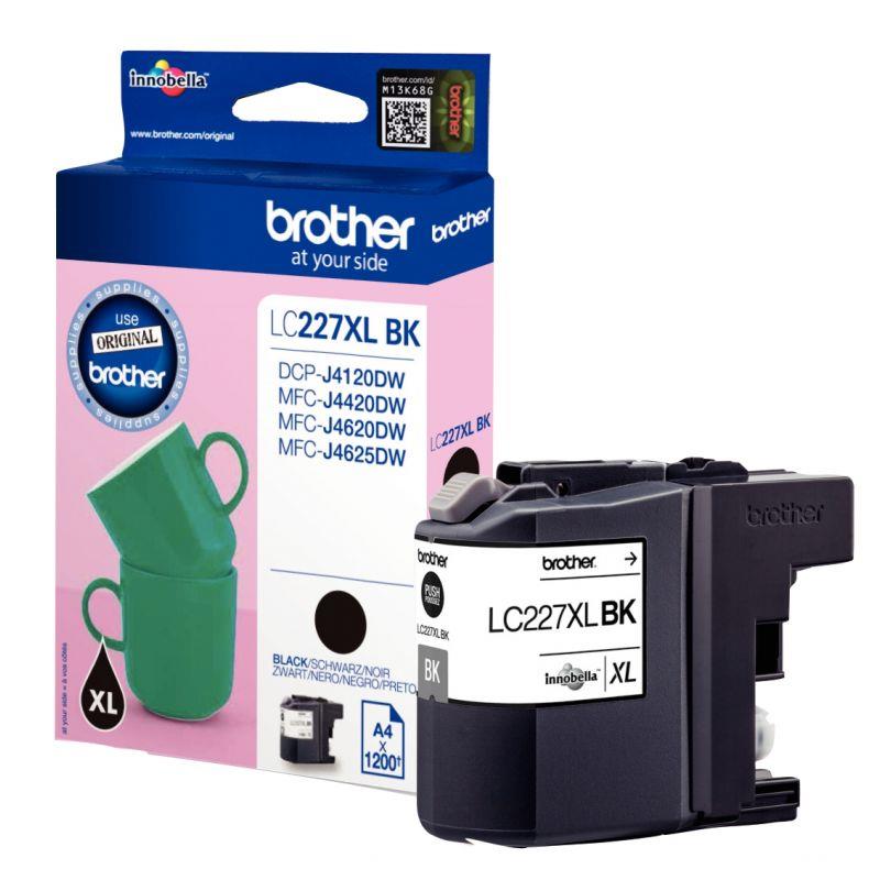 Image de  Brother MUGS cartouche jet d''encre noire haute capacité authentique (LC227XLBK) 