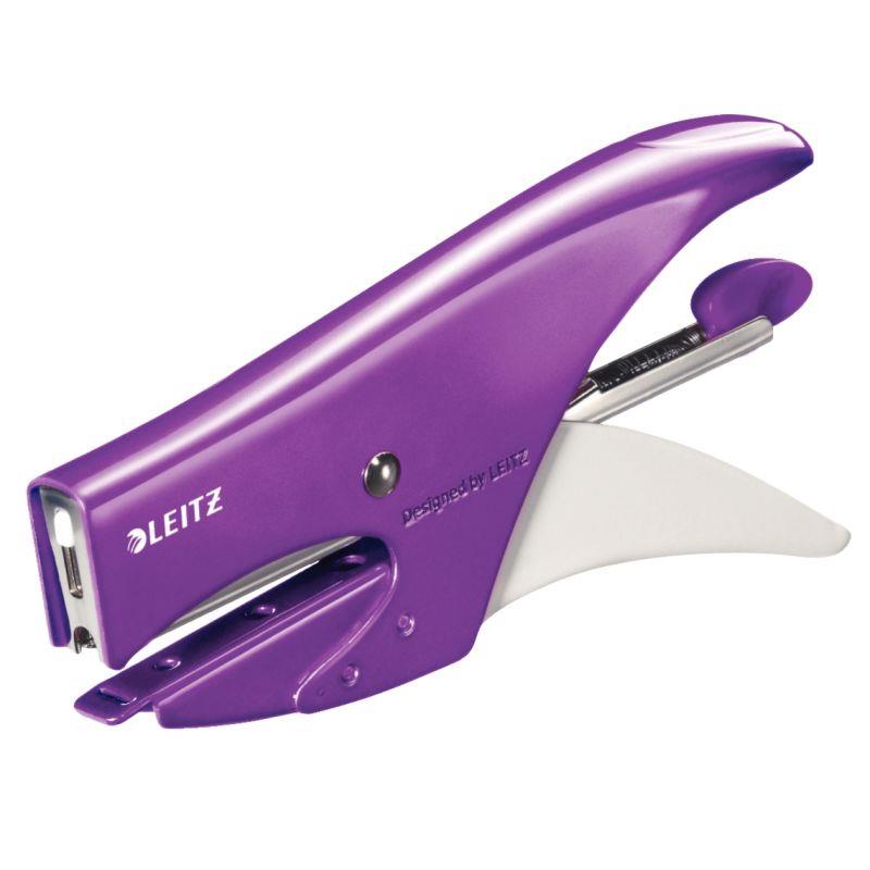 Image de  Agrafeuse pince Wow 5531 15 feuilles violet 