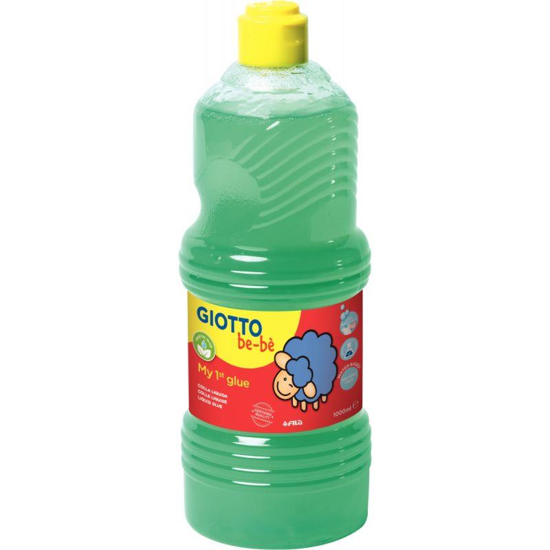 Image de  Flacon de colle 1L Giotto Bébé verte 