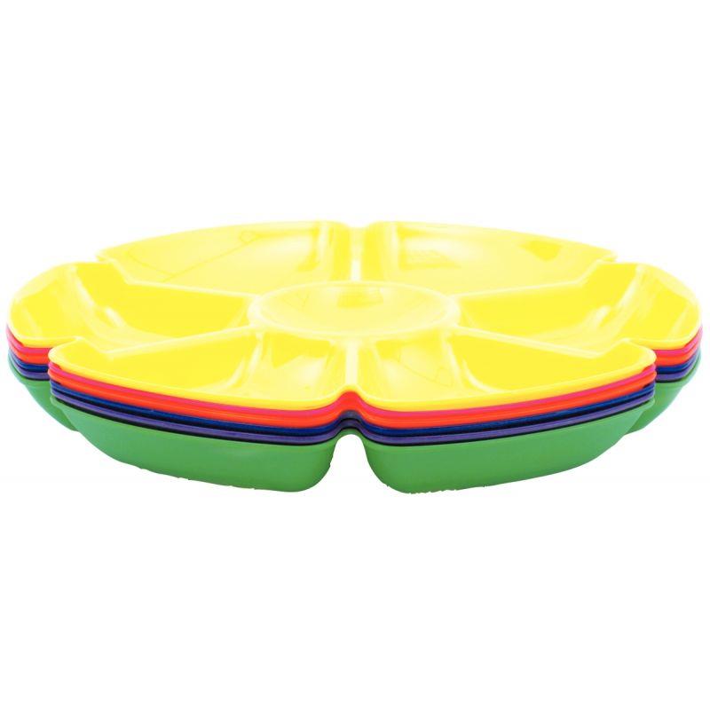 Image de  Lot de 6 plateaux de tri 7 cases diamètre 40cm 