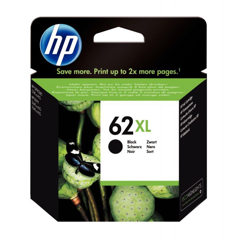 Image de  HP 62XL cartouche d''encre noire grande capacité authentique (C2P05AE) 