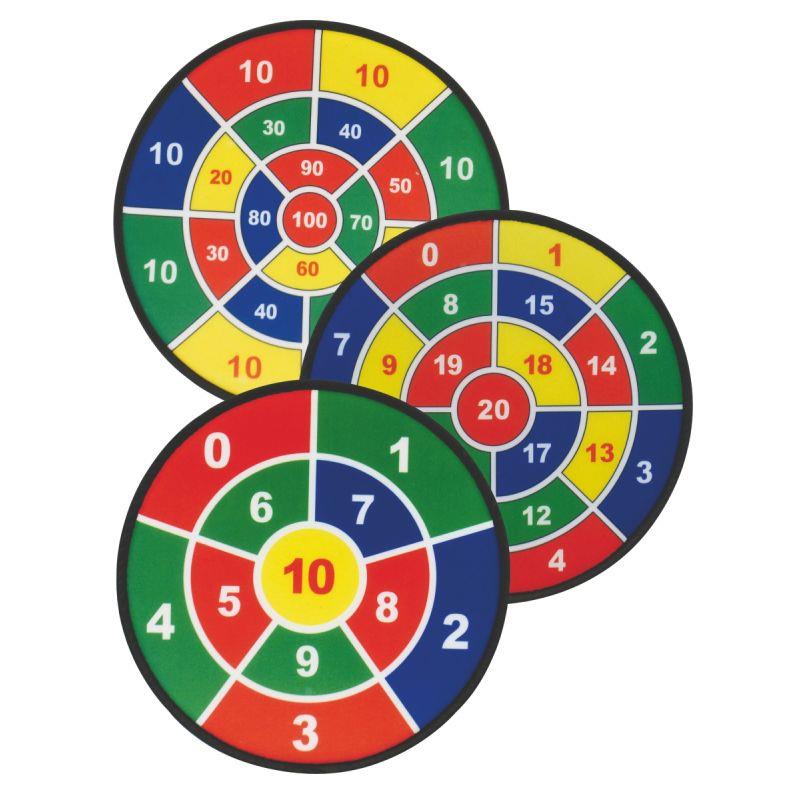 Image de  Sachet de 3 cibles diamètre 45cm avec 9 balles 