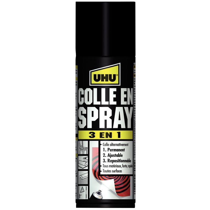 Image de  Aérosol de colle 200ml Uhu 3en1 