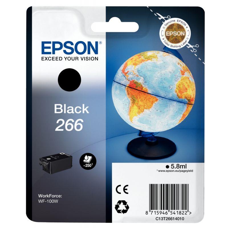 Image de  Epson GLOBE / 266 cartouche jet d''encre noire authentique (T266140) 