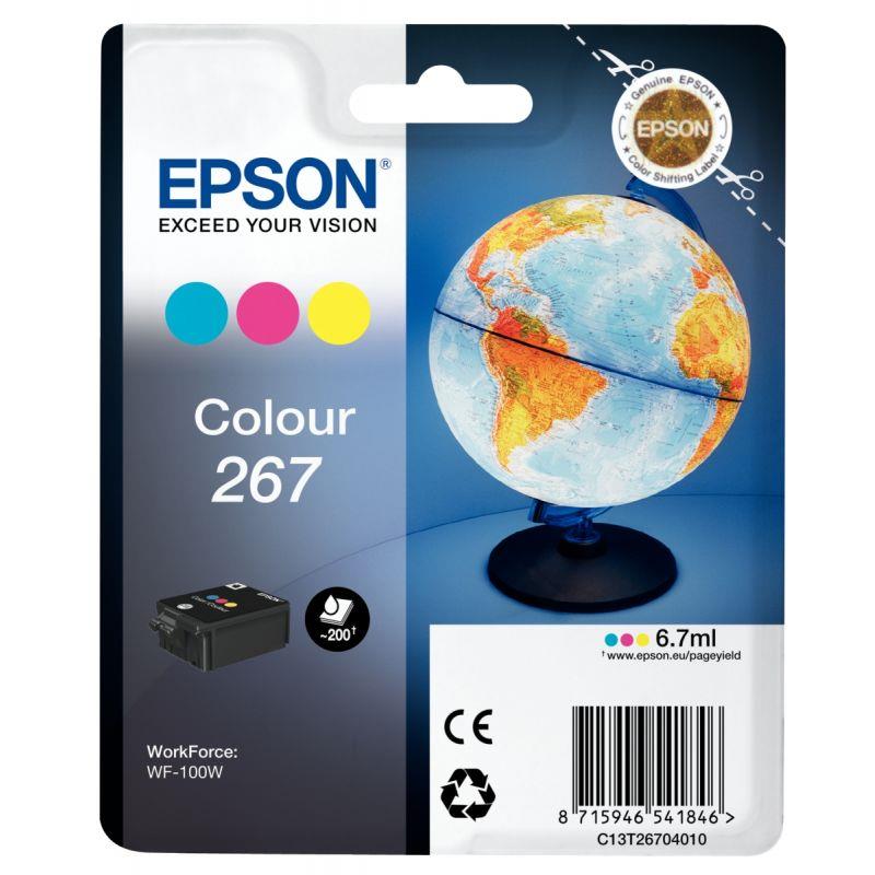 Image de  Epson GLOBE / 267 cartouche jet d''encre couleur authentique (T267040) 