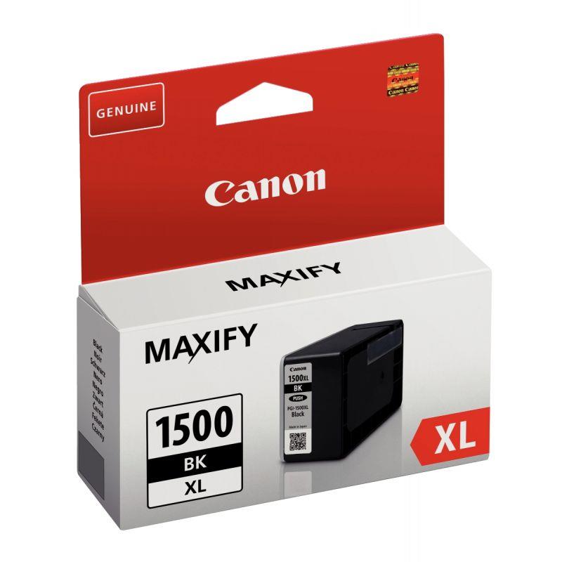 Image de  Canon 1500XL cartouche jet d''encre noire haute capacité authentique (PGI1500BK XL) 