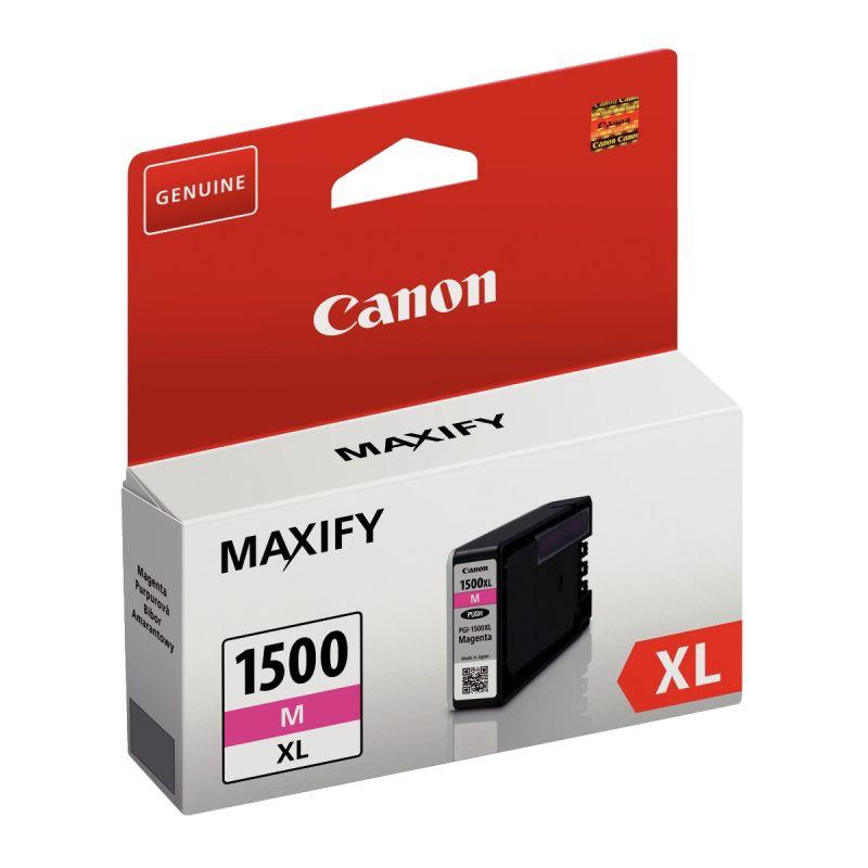 Image de  Canon 1500XL cartouche jet d''encre magenta haute capacité authentique (PGI1500M XL ) 