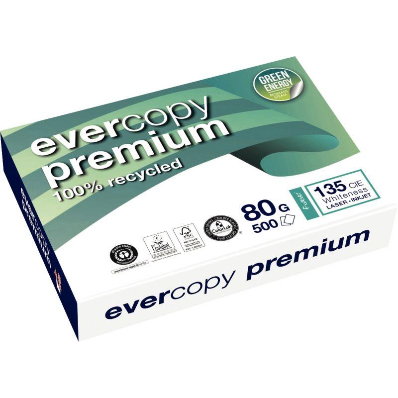 Image de  Ramette de 500 feuilles format A4 80g EVERCOPY PREMIUM 