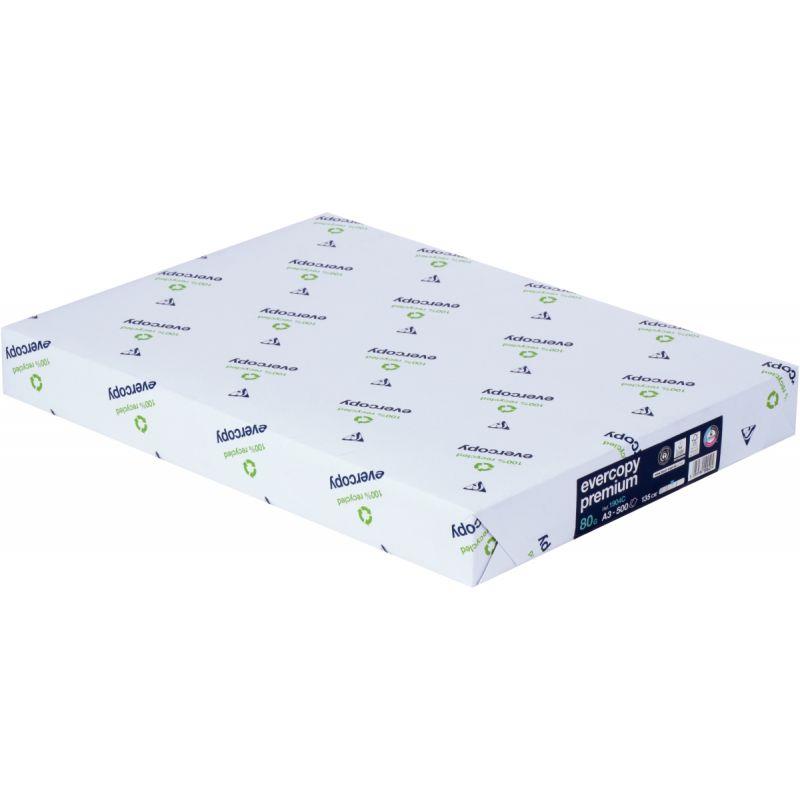 Image de  Ramette de 500 feuilles format A3 80g EVERCOPY PREMIUM 