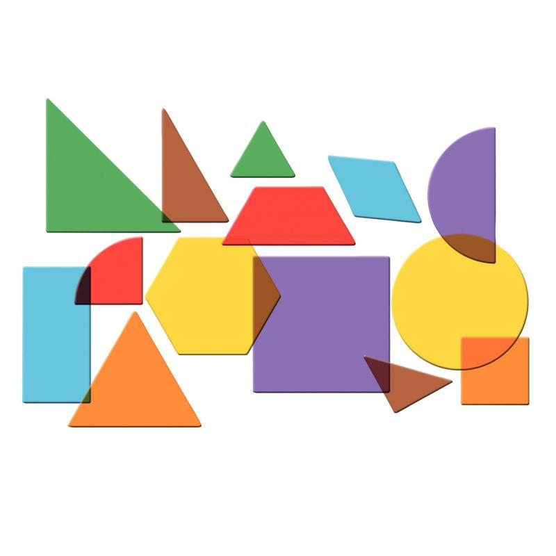 Image de  Baril de 408 formes géométriques translucides 