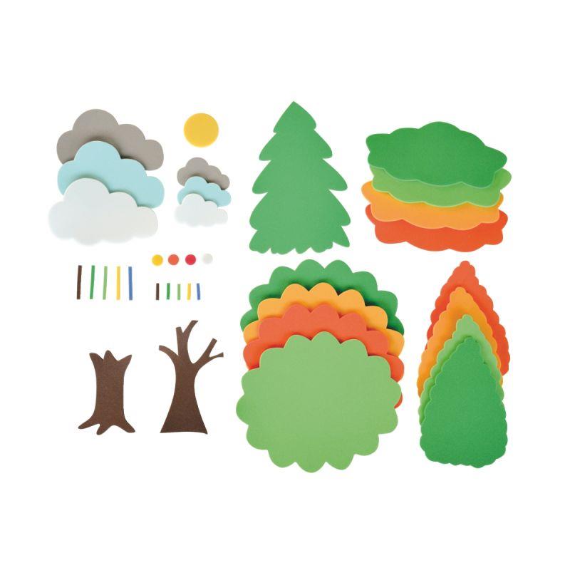 Image de  Kit de 540 pièces les 4 saisons en mousse de caoutchouc 