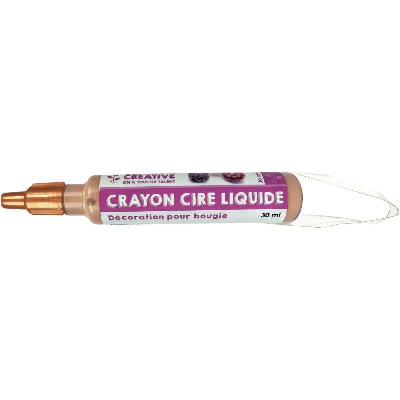 Image de  Lot de 4 crayons cire 30ml pour bougies 