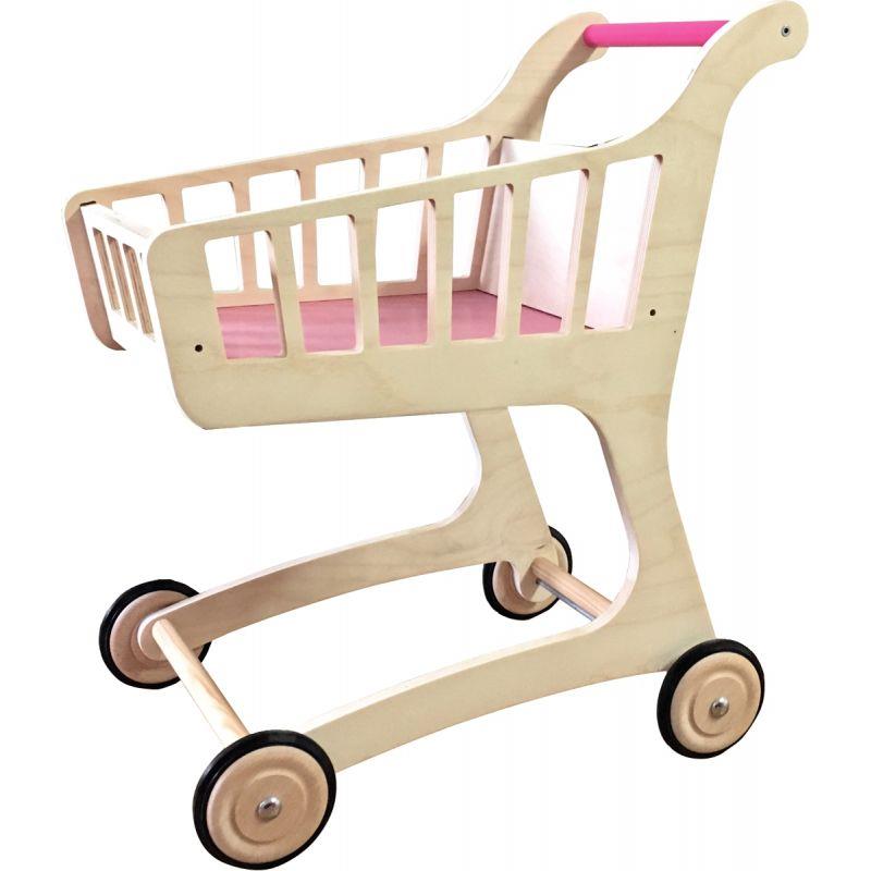 Image de  Chariot de supermarché en bois 