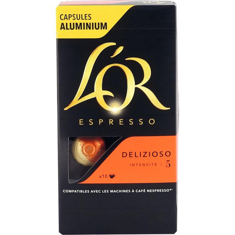 Image de  Boite de 10 capsules café OR Delizioso 
