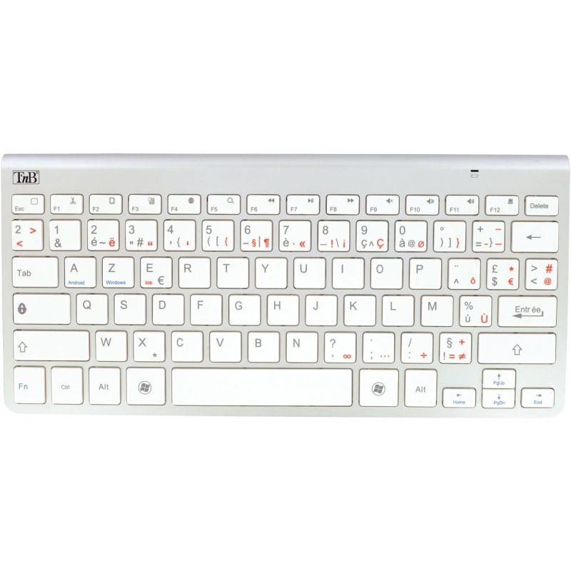 Image de  Clavier Bluetooth sans fil T''NB couleur couleur blanc 