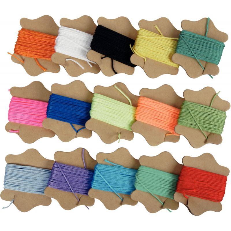 Image de  Lot de 15 cartes de fils Shamballa 