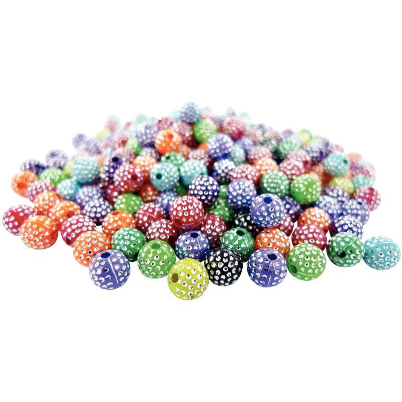 Image de  Sac de 1000 perles en plastique effet diamentée 