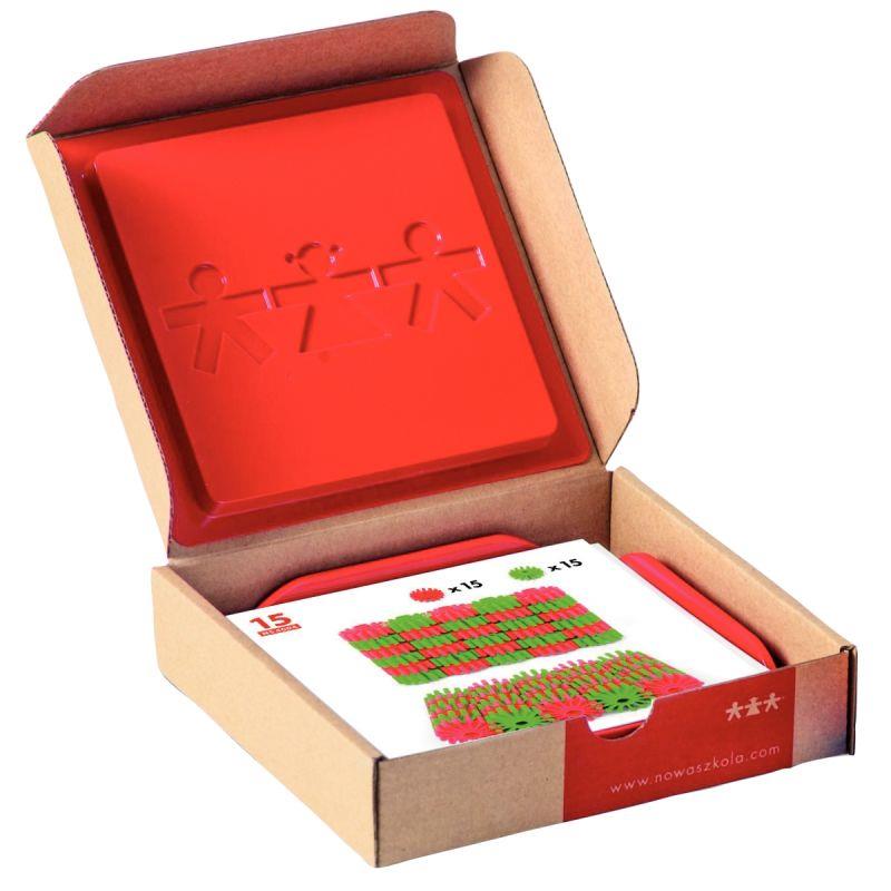 Image de  Boîte de 24 fiches d''activités pour le jeu de construction crémaillère 24656 