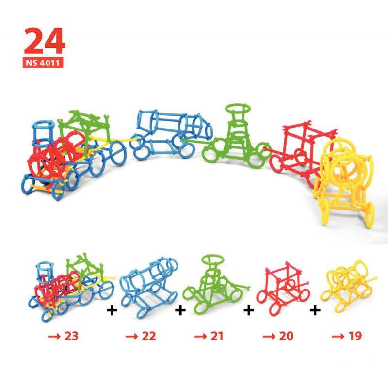 Image de  Boite de 24 fiches d''activités pour le jeu de construction FLEXO 24653 