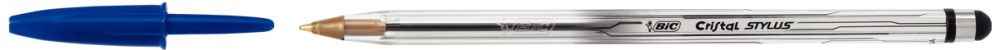 Image de  Stylo bille Bic Cristal Stylus bleu 