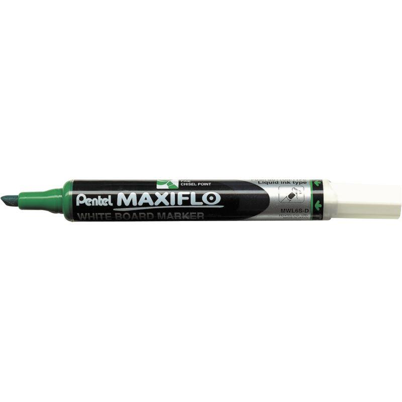 Image de  Marqueur tableau blanc Maxiflo pointe biseautée 4,6mm vert 