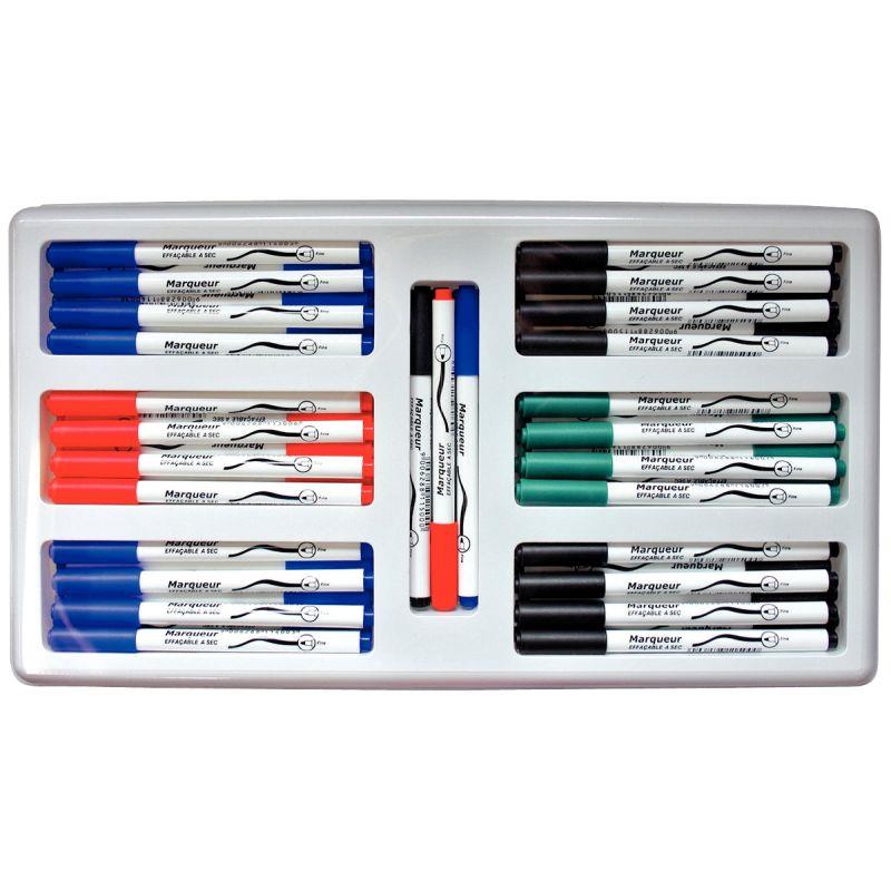 Image de  Classpack de 72 feutres MBudget pointe fine assortis 