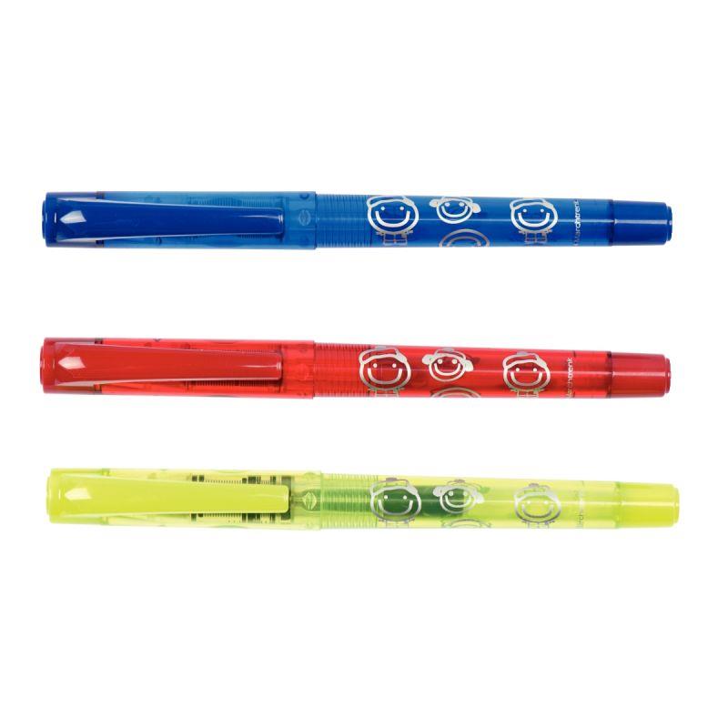 Image de  Stylo plume écolier smiley assorti 