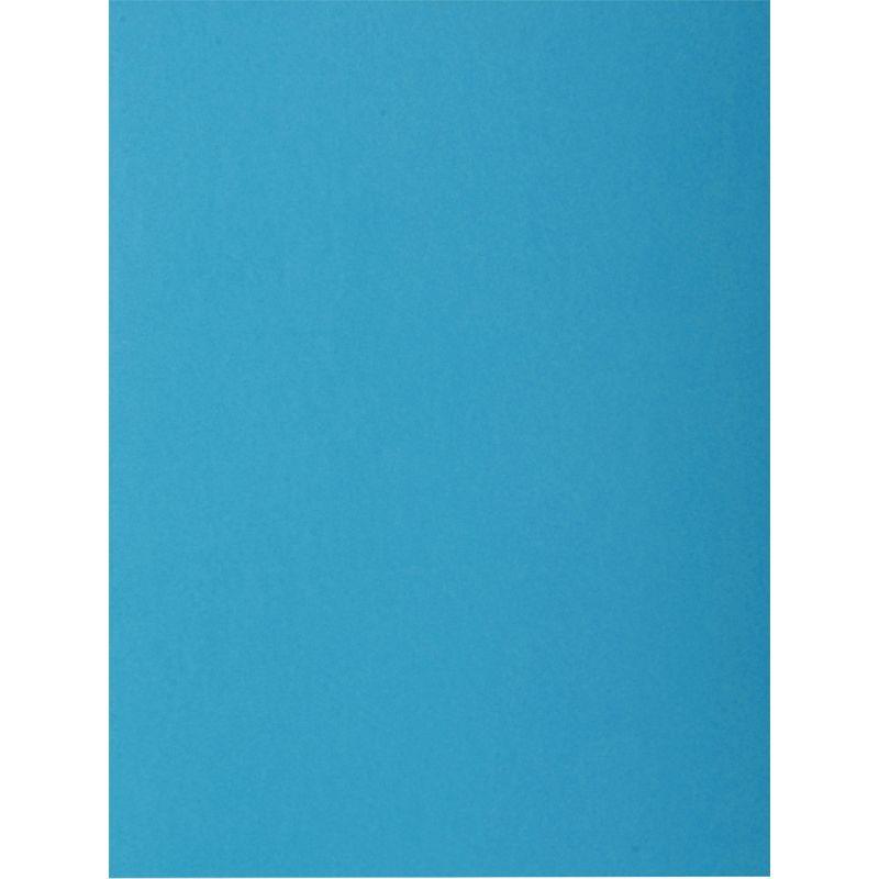 Image de  Paquet de 50 chemises 2 rabats ROCKS 210g, format 24x32 cm, bleu 