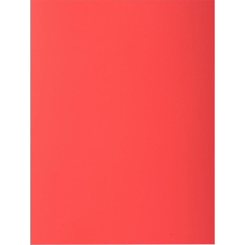 Image de  Paquet de 50 chemises 2 rabats ROCKS 210g, format 24x32 cm, rouge 