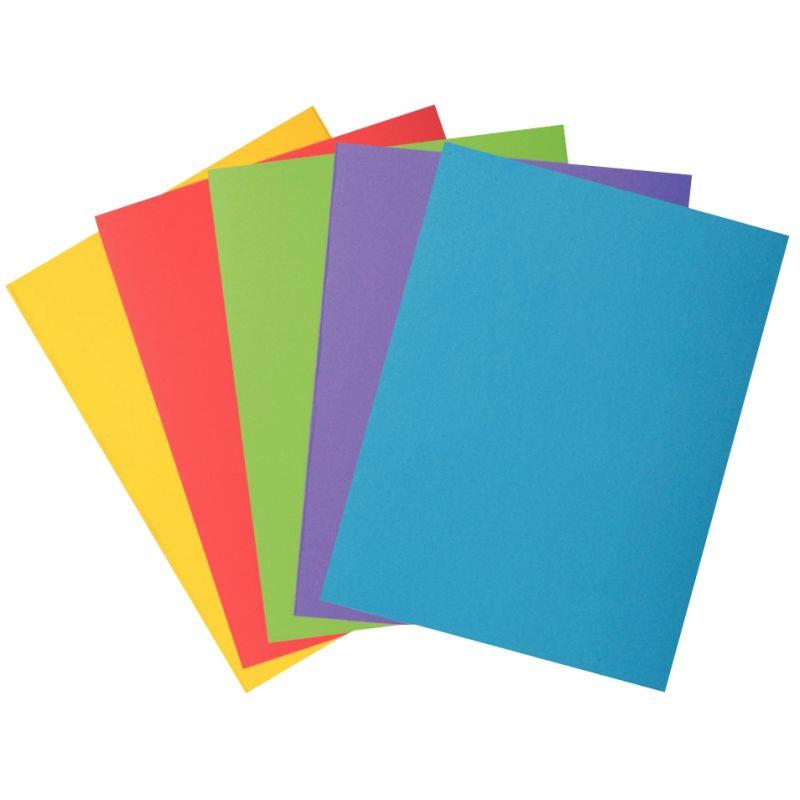 Image de  Paquet de 50 chemises 2 rabats ROCKS 210g, format 24x32 cm, coloris assortis 
