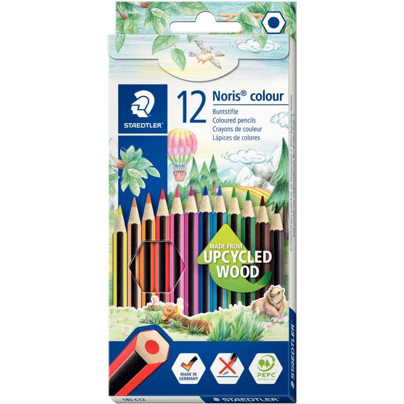 Image de  Lot de 10 étuis de 12 crayons de couleur Noris colour 185 