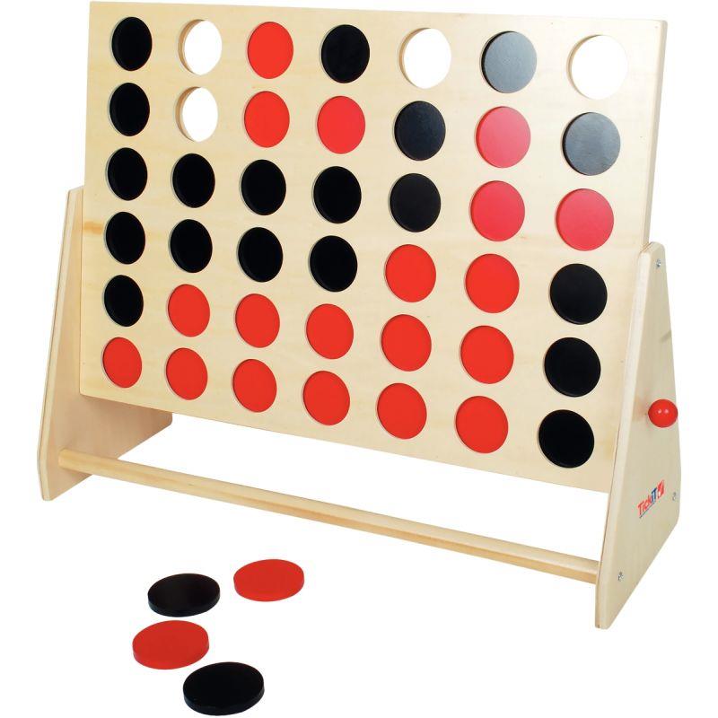 Image de  4 en ligne géant en bois 
