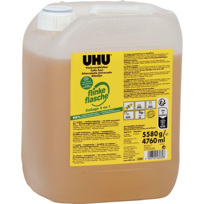 Image de  Bidon de colle 5kg Uhu 3en1 