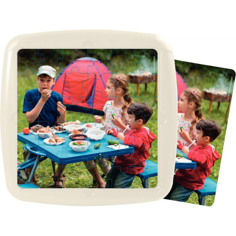Image de  Lot de 4 puzzles à cadre 36 pièces, les activités 