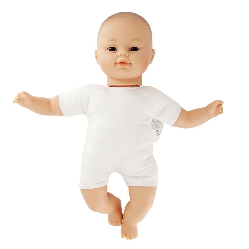 Image de  Poupon asiatique corps tissu 32 cm 