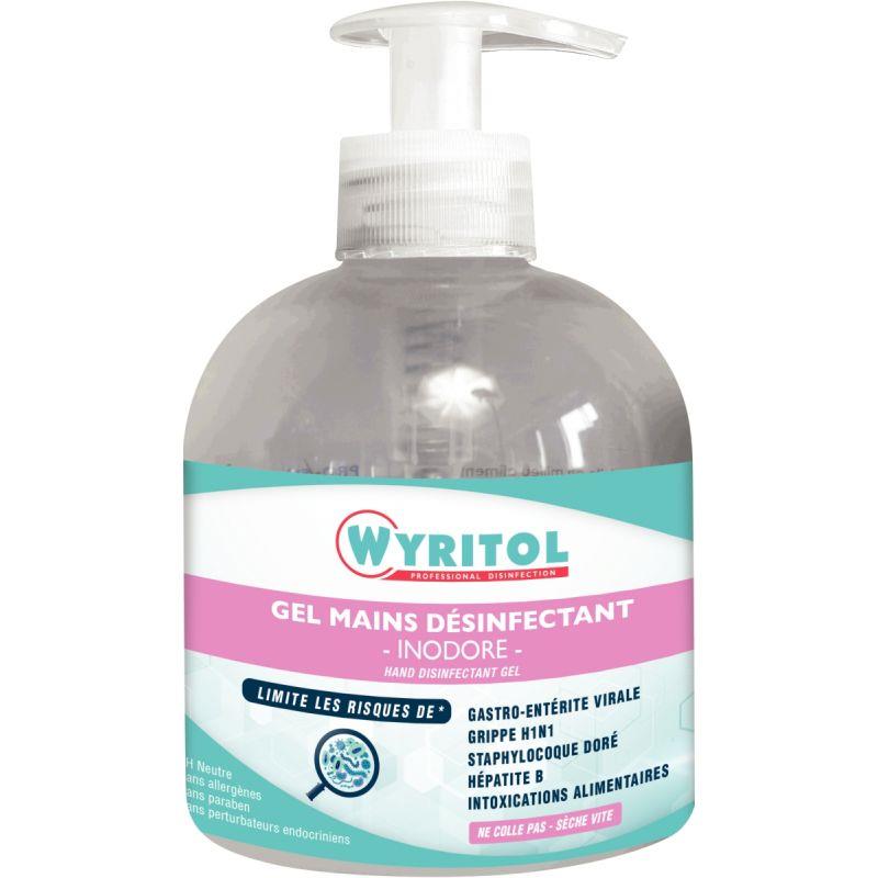 Image de  Flacon pompe 300ml gel hydroalcoolique neutre 