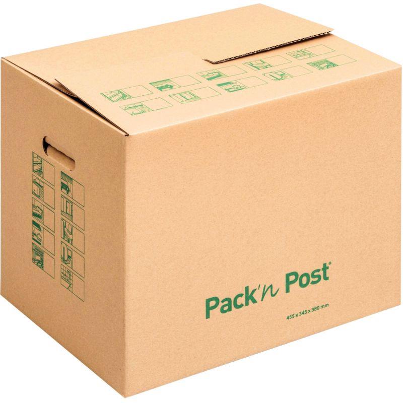 Image de  Paquet de 10 cartons déménagement 455x345x380mm 