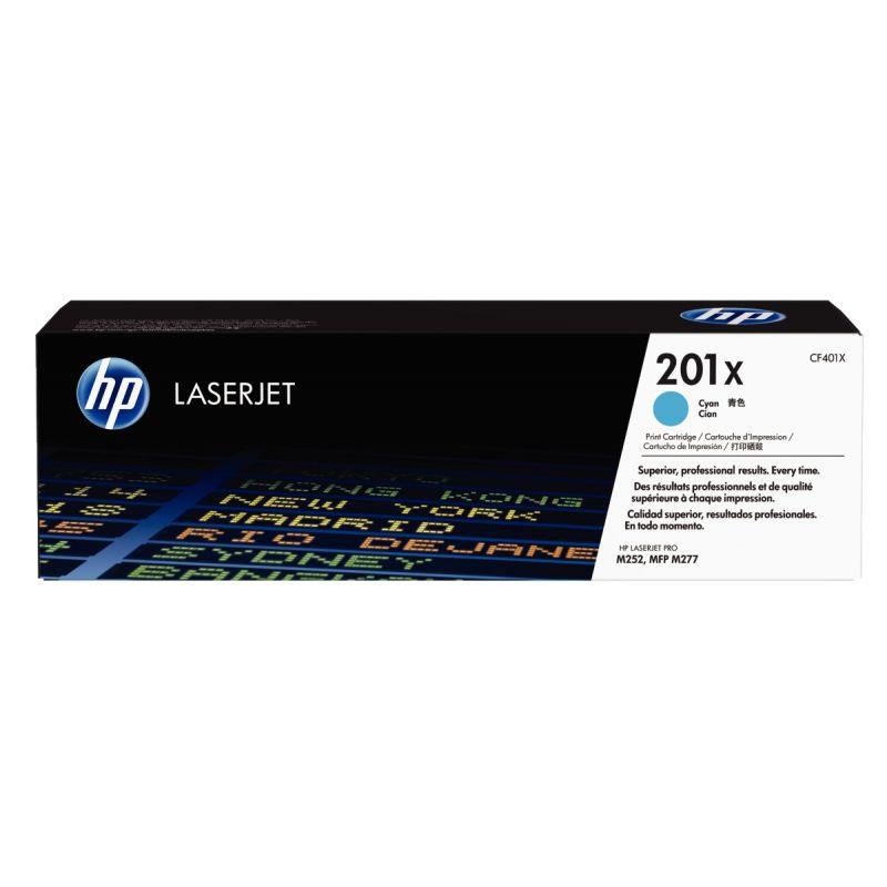 Image de  HP 201X toner cyan grande capacité authentique (CF401X) 
