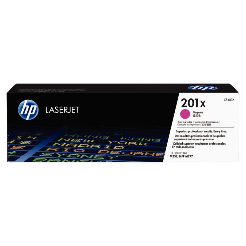 Image de  HP 201X toner magenta grande capacité authentique (CF403X) 